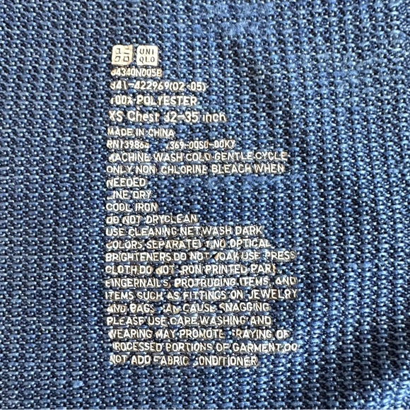 Uniqlo DRY-EX Color Block Crew Neck Short-Sleeve T-Shirt - Men's XS - Picture 7 of 8